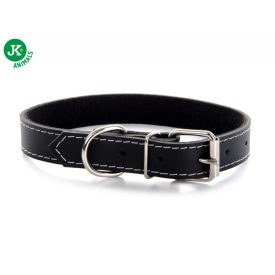 JK Classic bőr nyakörv 1.8 × 31.5–41.5 cm, fekete