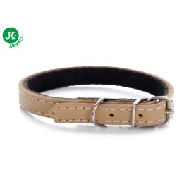 JK Classic bőr nyakörv 1,2 × 20,5–29 cm, bézs