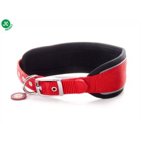   Comfort fényvisszaverős nyakörv, puha bélelt belső résszel piros - XL