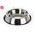 Kutyatál rozsdamentes gumi talppal 23cm/1,55l