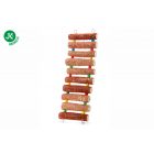 Kukoricából és fából készült játékhíd rágcsálóknak és nyulaknak , 37 cm