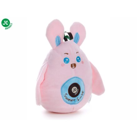 Nyuszi plüss, csipogós kutyajáték