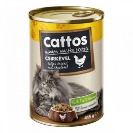 Cattos cicakonzerv 415g csirkés