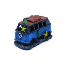 Minibusz akváriumi dekoráció